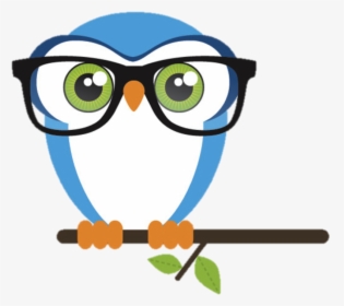 Owl Clipart Nerd Free Collection - Owl With Glasses Clipart, HD Png Download, Free Download