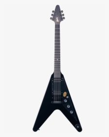 Black Electric Guitar" 								 Title="black Electric - Gibson Flying V B 2, HD Png Download, Free Download