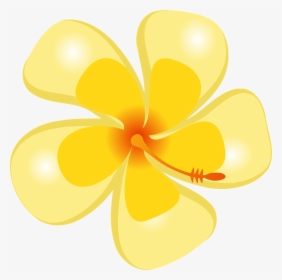 Hawaiian Flowers Clipart 16, Buy Clip Art - Flor Tropical Desenho Png, Transparent Png, Free Download