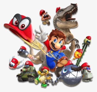 Super Mario Odyssey Chain Chomp Mario, HD Png Download, Free Download