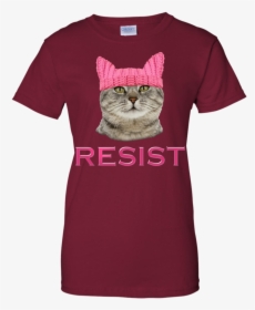Resist Persist Pussy Cat Hat Men/women T Shirt Unisex - T-shirt, HD Png Download, Free Download