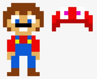 Super Mario Odyssey - Mario Odyssey Cappy 8 Bit, HD Png Download, Free Download
