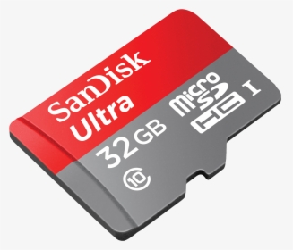Sandisk Memory Card Png Image - Micro Sd 32gb Sandisk, Transparent Png, Free Download