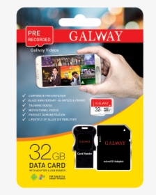 Galway 32gb Memory Card, HD Png Download, Free Download