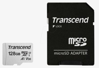 Microsdxc Memory Card, 128 Gb, Transcend 300s A, Class - Micro Sd, HD Png Download, Free Download