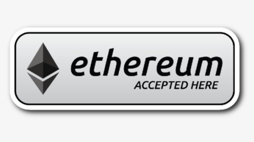 Ethereum Accepted Here Sticker - Graphics, HD Png Download, Free Download
