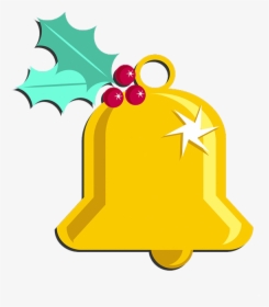 Free Christmas Clip Art - Christmas Bell Cute Png, Transparent Png, Free Download
