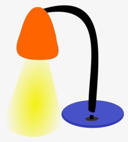 Desktop Lamp Clip Art Free Vector / 4vector - Clip Art Lamp, HD Png Download, Free Download