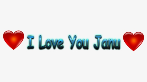 I Love You Janu Love Name Heart Design Png - Nonu I Love You, Transparent Png, Free Download