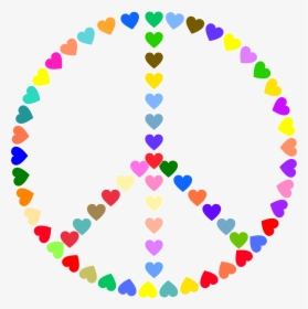 Peace Sign Clipart Peace And Love - Love And Peace Symbols, HD Png Download, Free Download
