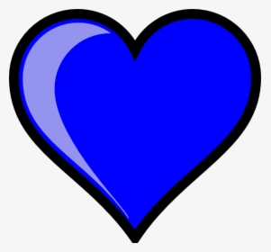 Blue Heart Svg Clip Arts - Blue Heart Clipart, HD Png Download, Free Download