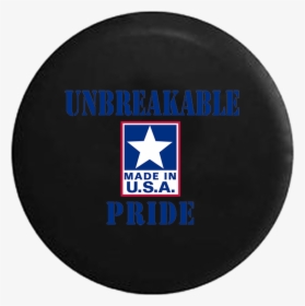 Made In Usa Stamp Jeep Camper Spare Tire Cover 35- - Circle, HD Png Download, Free Download