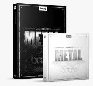 Cinematic Metal Sound Effects Library Product Box - Monochrome, HD Png Download, Free Download