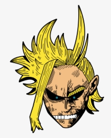 Toshinori/all Might Pin - All Might Face Png, Transparent Png, Free Download