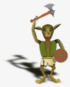 Goblin Warrior Clip Arts - Anao Verde, HD Png Download, Free Download