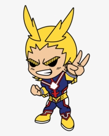 Allmight Copy - All Might Chibi Png, Transparent Png, Free Download