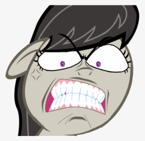 Angry, Anime, Artist Needed, Earth Pony, Edit, Faic, - Female Rage Face Png, Transparent Png, Free Download
