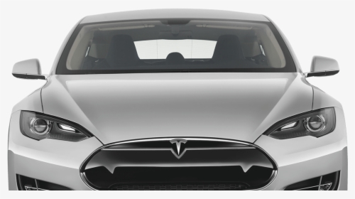 Tesla Car Png - Model S Front View, Transparent Png, Free Download