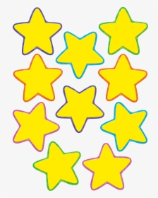 Yellow Star Template Printable, HD Png Download, Free Download