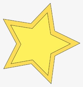 Yellow Star With Black Background , Png Download - Yellow Star On Black Background, Transparent Png, Free Download