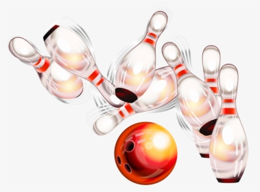 Bowling Ball Bowling Pin Strike Nampa Bowl - Pin Bowling Strike Png, Transparent Png, Free Download