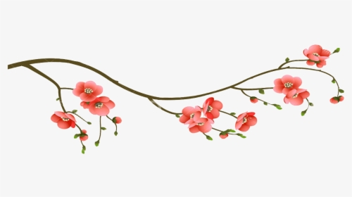 Cherry Blossom Flowering Branch, HD Png Download, Free Download