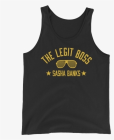 Sasha Banks "the Legit Boss - Active Tank, HD Png Download, Free Download