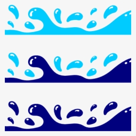 Ocean Waves Clipart Png - Water Splash Clip Art, Transparent Png, Free Download