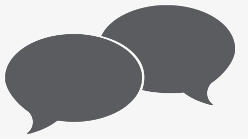 Talk Bubbles Overlapping , Png Download - Illustration, Transparent Png, Free Download