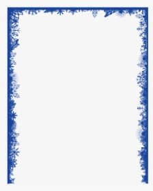 Snowflake Clip Art - Transparent Snowflake Border Clipart, HD Png Download, Free Download