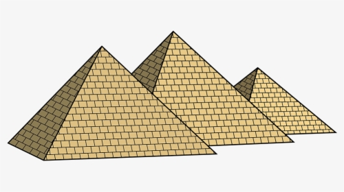 Pyramid, Egypt, Desert, Ancient - Pyramids Of Giza Clipart, HD Png Download, Free Download