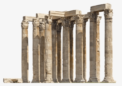 Greek Pillar Png - Temple Of Olympian Zeus, Transparent Png, Free Download