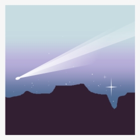 Desert Comet Clip Arts - Illustration, HD Png Download, Free Download
