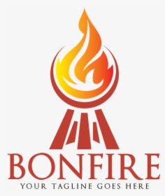 Bonfire Vector Logo Design - Graphic Design, HD Png Download, Free Download