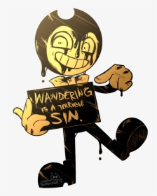 Transparent Bendy Png - Bendy And The Ink Machine Fanart, Png Download, Free Download
