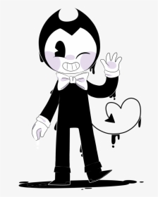 Banner Black And White Download Bendy And The Machine - Bendy And The Ink Machine Drawings Cute, HD Png Download, Free Download