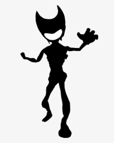 Bendy And The Ink Machine Bendy Shadow , Png Download - Bendy And The Ink Machine Stencil, Transparent Png, Free Download