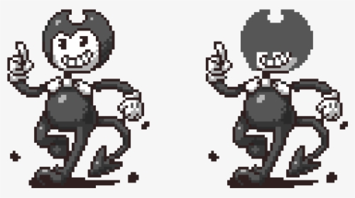 Pixel Art Bendy And The Ink Machine, HD Png Download, Free Download