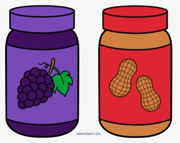 Jars Of Peanut Butter And Jelly - Peanut Butter And Jelly Jar Clipart, HD Png Download, Free Download