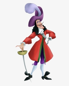 Captain Hook Transparent Background - Peter Pan Characters Captain Hook, HD Png Download, Free Download