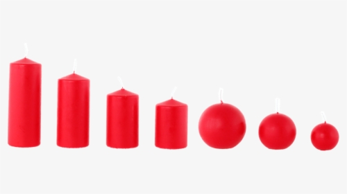 Overdipped Matt Pillar Candle 60x150mm Red - Advent Candle, HD Png Download, Free Download