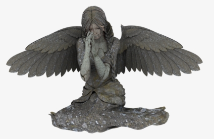 Of Prey,angel,stone Character - Transparent Angel Statues Png, Png Download, Free Download