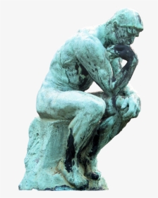 File - Auguste Rodin - Penseur - Transparent Thinking Man Statue, HD Png Download, Free Download