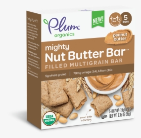 Plum Organics Peanut Butter Bar, HD Png Download, Free Download