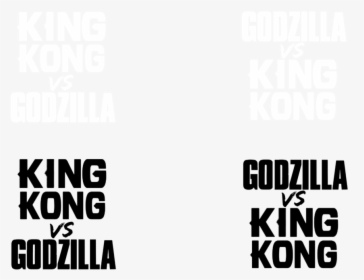 Clip Art King Kong Font - Godzilla Vs King Kong Title, HD Png Download, Free Download