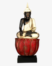 Itlbl Lotus Buddha Statue - Statue, HD Png Download, Free Download