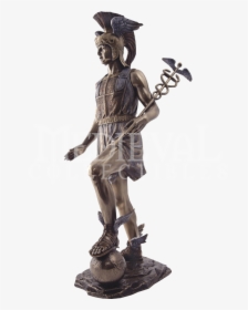 Bronze Hermes Statue - Greek Hermes Statue, HD Png Download, Free Download