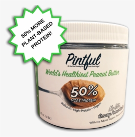Pintful Peanut Butter Pint With 50% More Protein - Peanut Butter 50 Protein, HD Png Download, Free Download