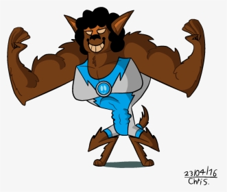 Golfgang The Muscle Werewolf - Werewolf Clip Art, HD Png Download, Free Download