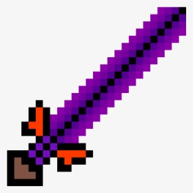 Minecraft Obsidian Sword - Minecraft Sword Of Darkness, HD Png Download, Free Download